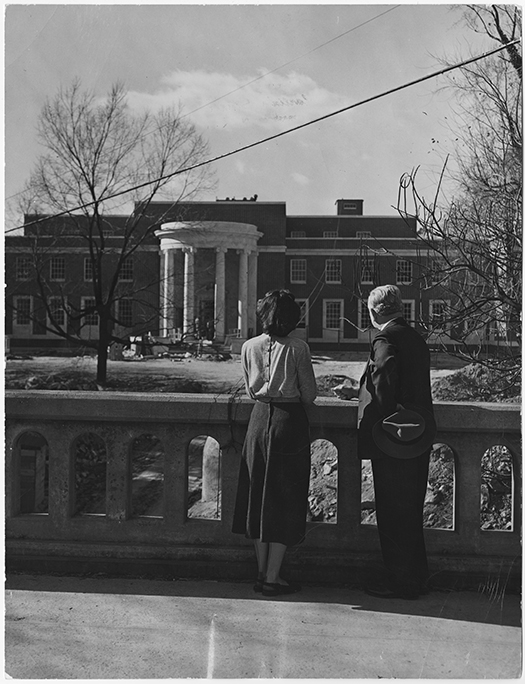 Jackson Library under construction