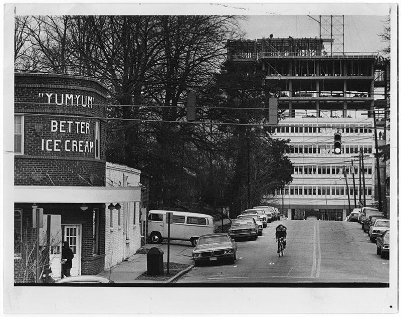 Yum Yum and Jackson Library Tower